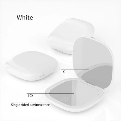Foldable LED Pocket Makeup Mirror