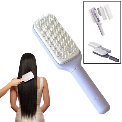 Rotatable Self-Cleaning Air Cushion Massage Comb