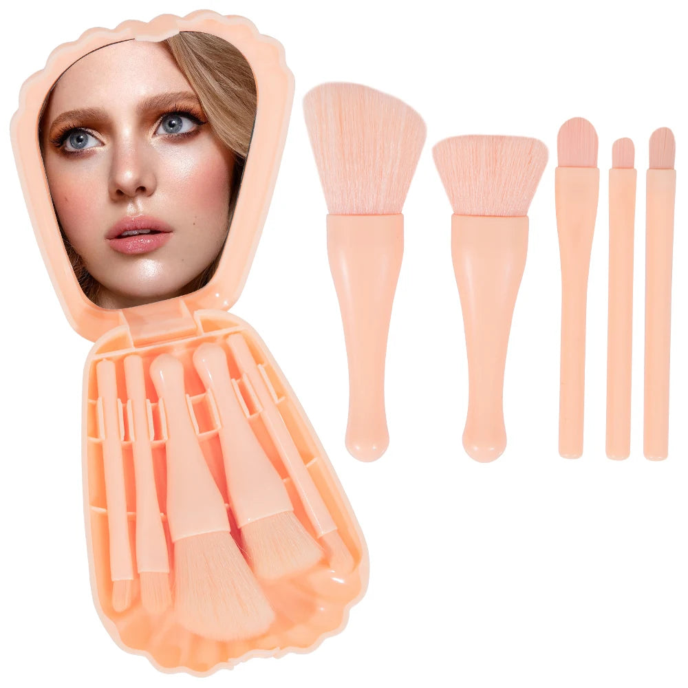 Portable Mini Makeup Brush Set
