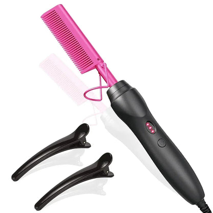 Portable Ceramic Hot Comb Straightener