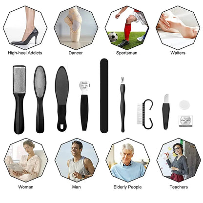 Professional Stainless Steel Pedicure Kit Set