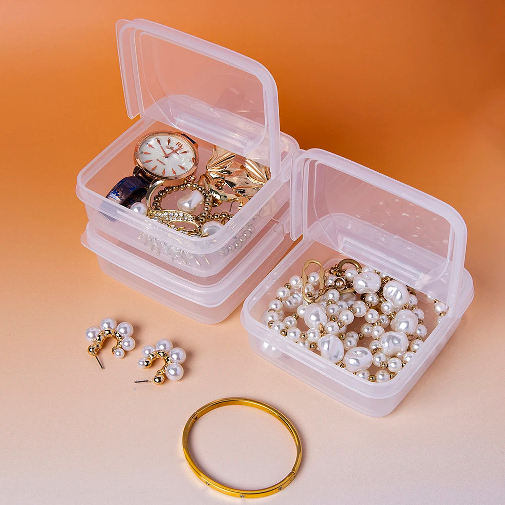 Transparent Flip-Top PP Storage Box