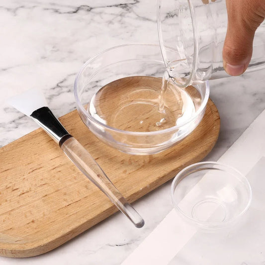 Acrylic Facial Mask Mixing Bowl Set