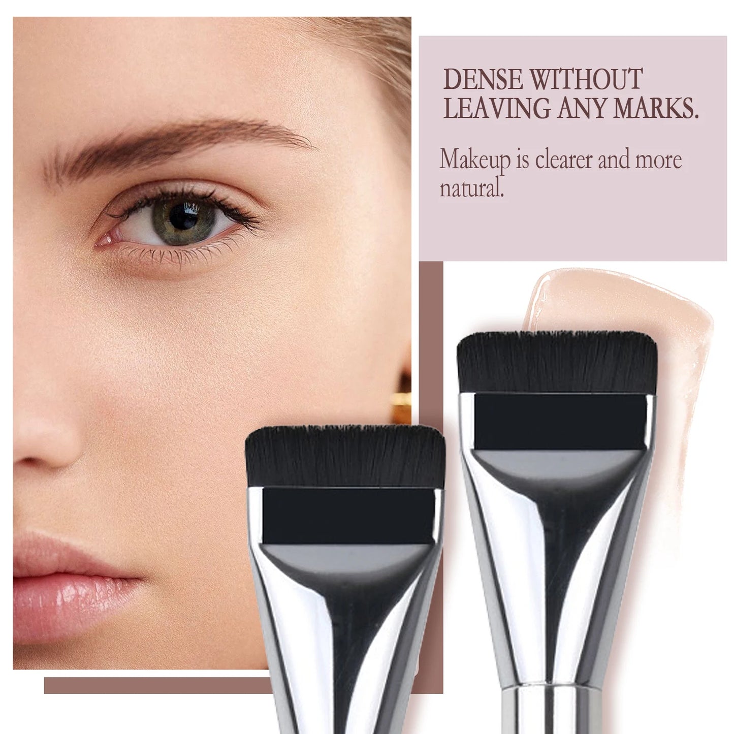 Ultra-Thin Flat Foundation Brush