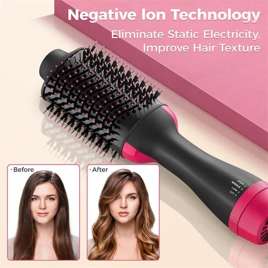 4-in-1 Hot Air Hair Dryer Brush