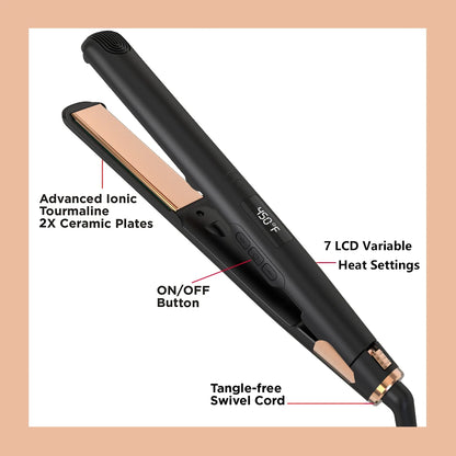 Original Ceramic Hair Straightening Flat Iron