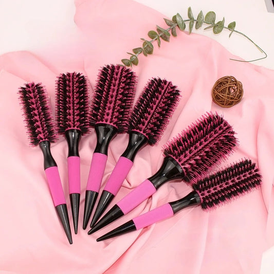 Round Tube Curly Hair Styling Brush for Salon and Barbers