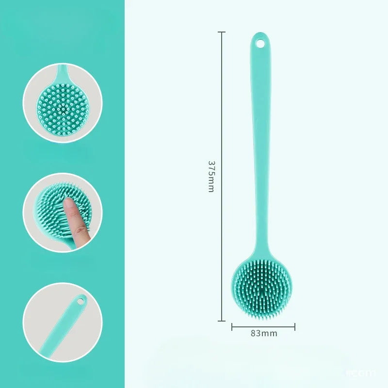 Soft Long-Handle Exfoliating Bath Brush