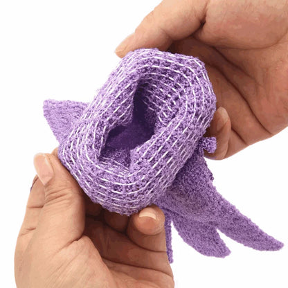 Exfoliating Body Washcloth and Scrubber Set