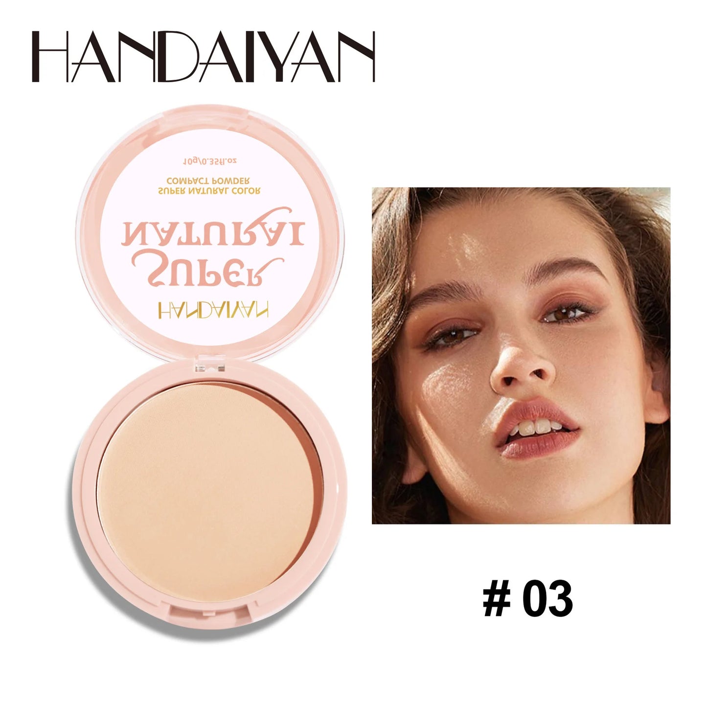 8-Color Waterproof Setting Powder Compact