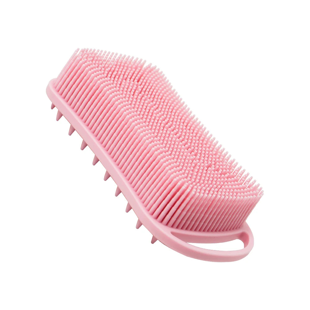 Double-Sided Silicone Shower &amp; Scalp Brush