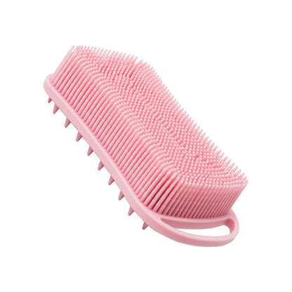 Double-Sided Silicone Shower &amp; Scalp Brush