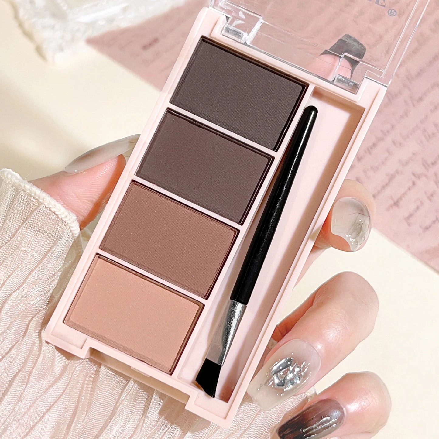 4-Color Matte Eyebrow Powder Set