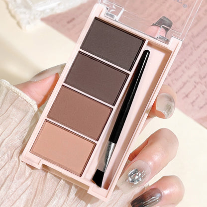 4-Color Matte Eyebrow Powder Set