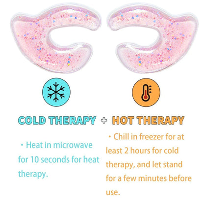 Reusable Hot Cold Gel Eye Pads