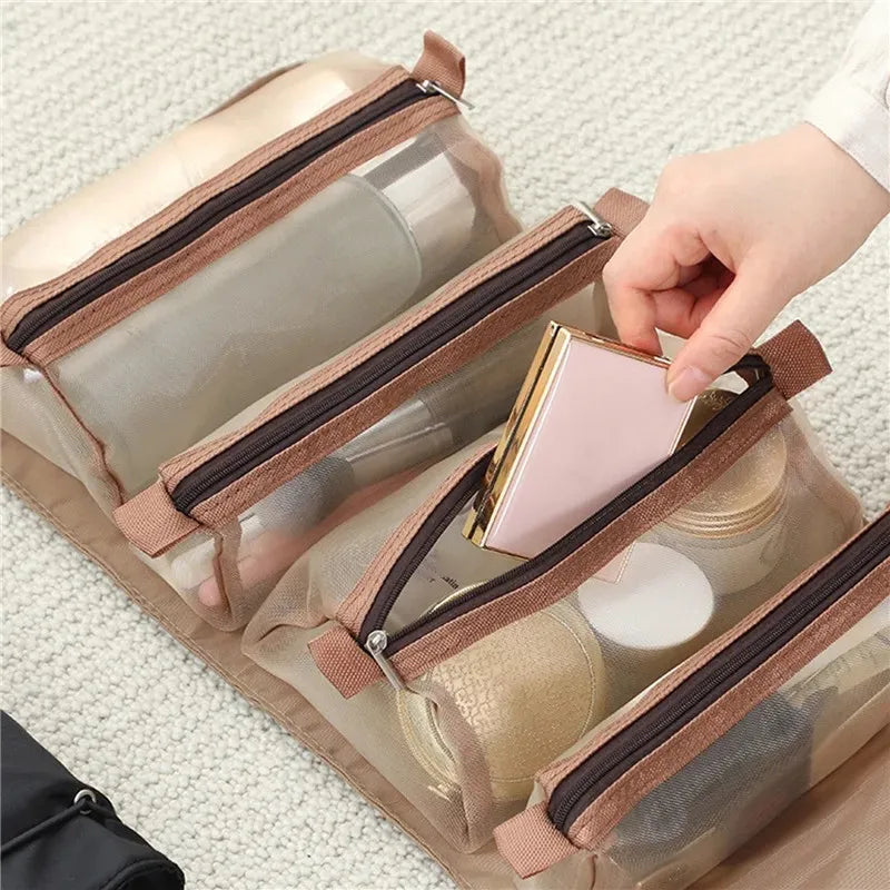 4-in-1 Detachable Travel Cosmetic Bag