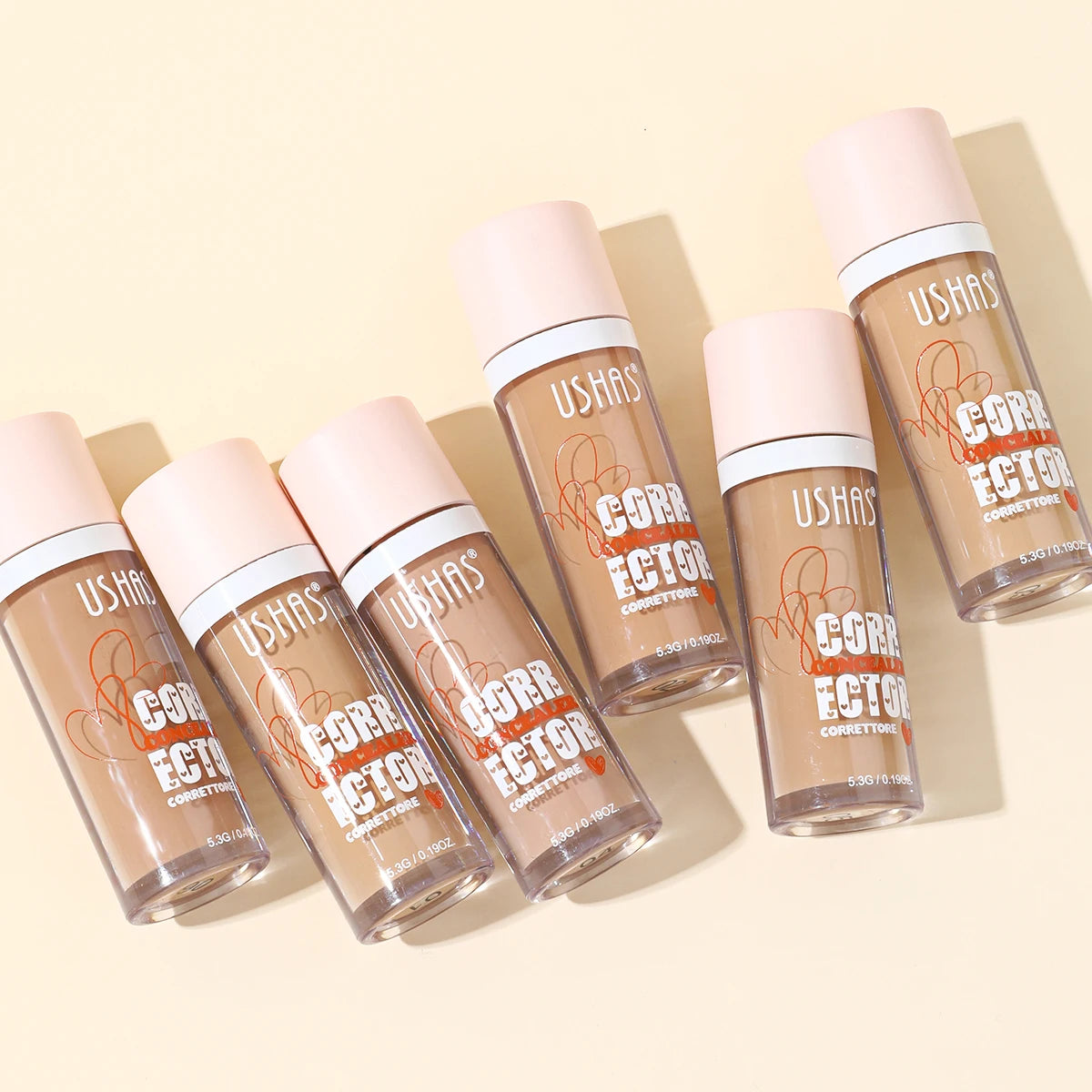 Twelve-Color Waterproof Brightening Concealer