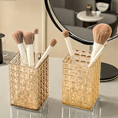 Transparent Makeup Brush Holder Cosmetic Organizer