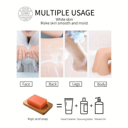 Papaya Salicylic Acid Handmade Soap Duo