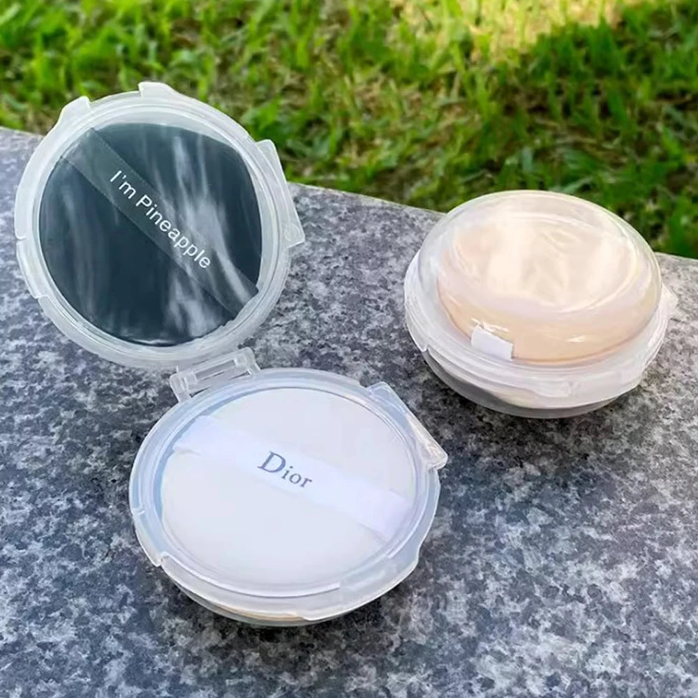 Double-Layer Folding Powder Puff Storage Box