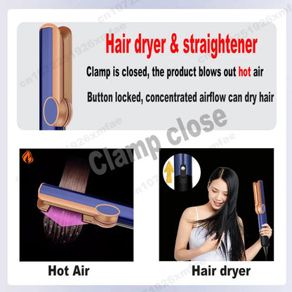 2-in-1 Professional Hair Straightener Dryer