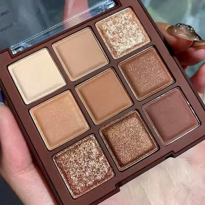 Chocolate 9-Color Eyeshadow Palette