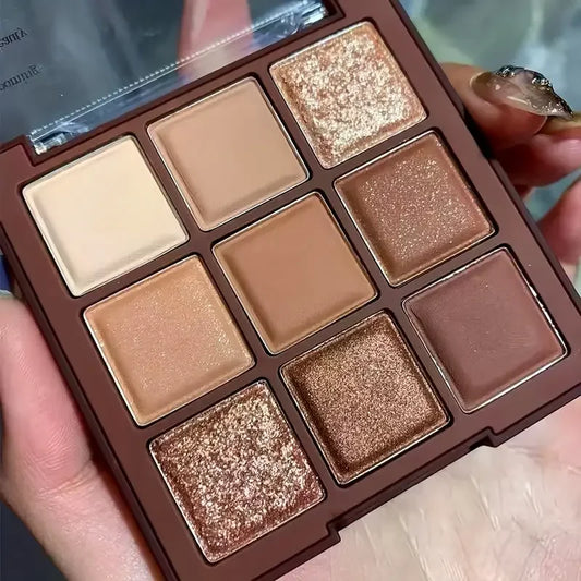 Chocolate 9-Color Eyeshadow Palette