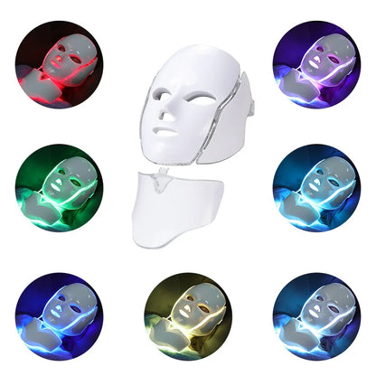 7-Color LED Facial and Neck Photon Mask
