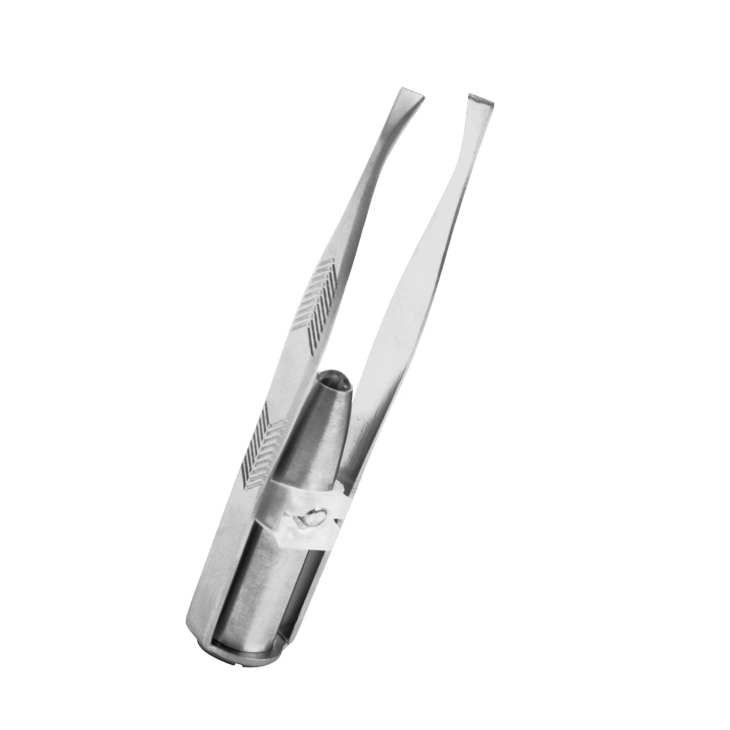 LED Stainless Steel Eyebrow Tweezer