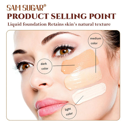 Long-Lasting Waterproof Liquid Concealer Foundation