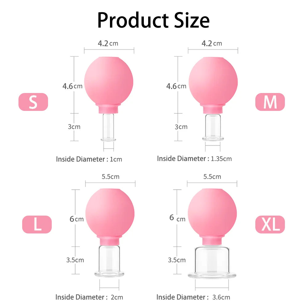 Silicone Vacuum Cupping Set