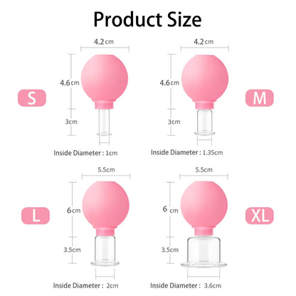 Silicone Vacuum Cupping Set