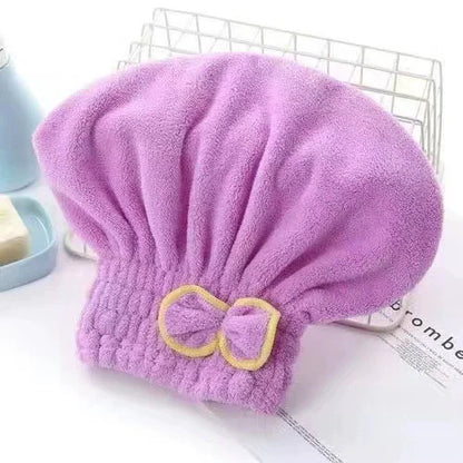 Microfiber Quick-Dry Hair Wrap Towel Turban