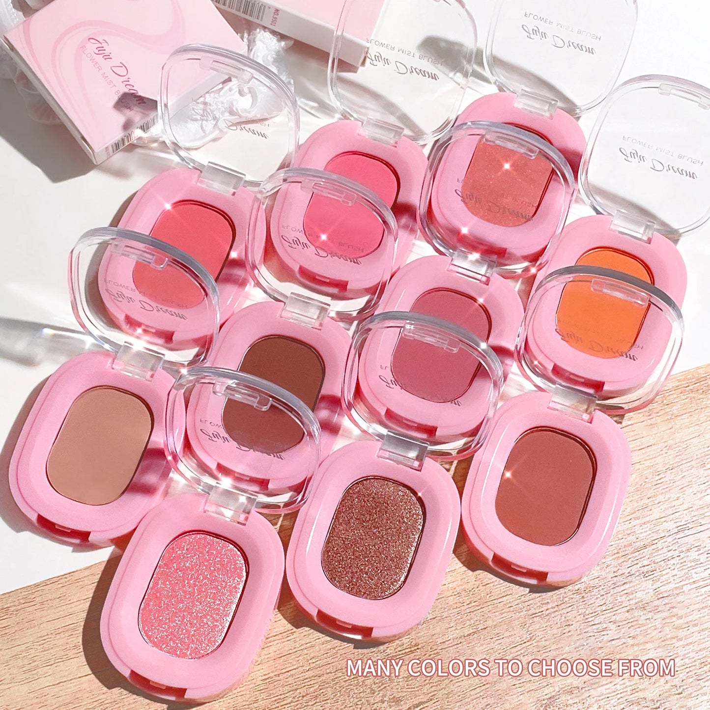 Monochrome Matte Flower-Mist Blush