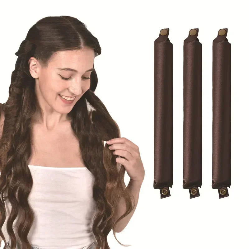 Heatless Satin Curling Rod Headband