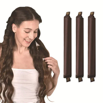 Heatless Satin Curling Rod Headband