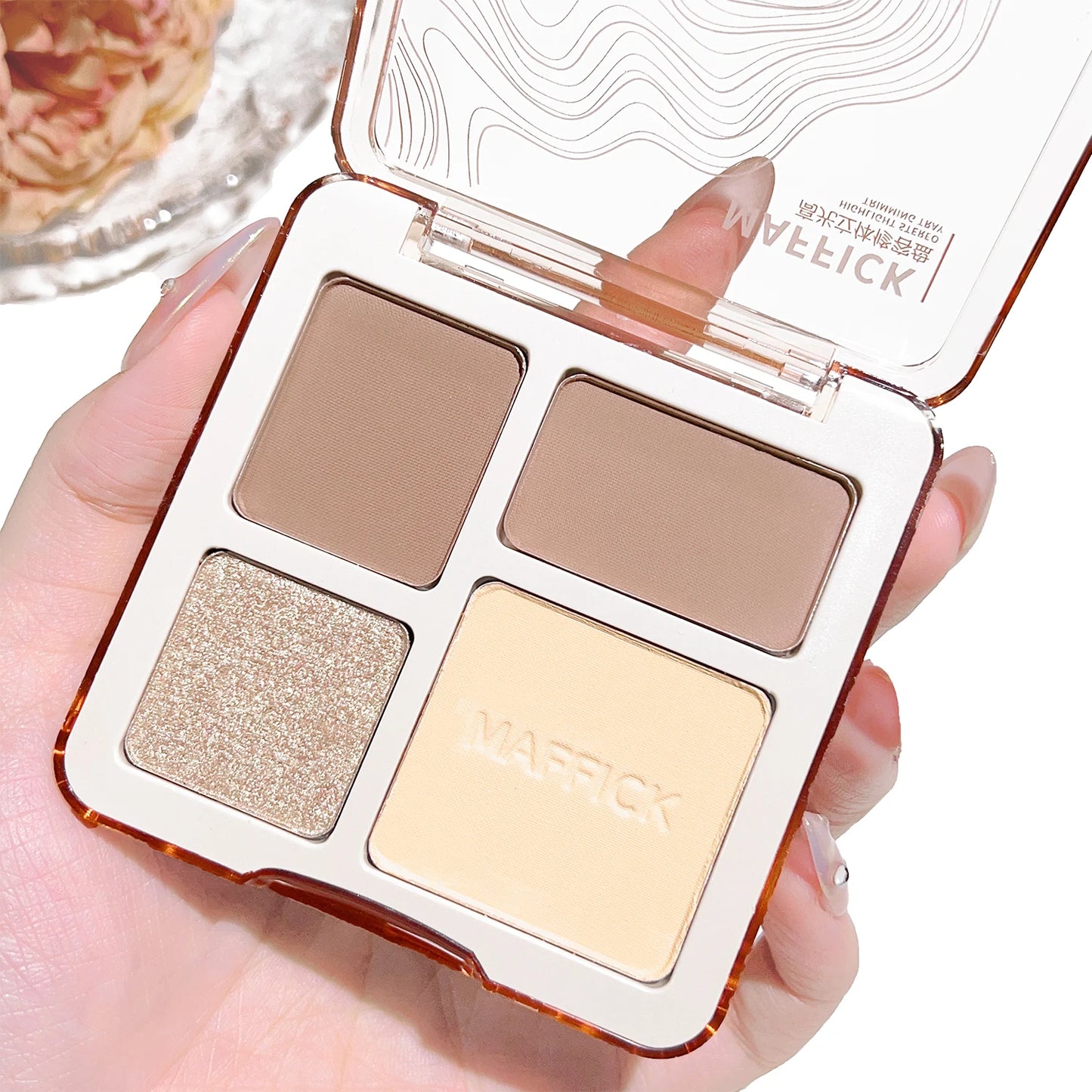 Four-Color Highlight and Contour Palette