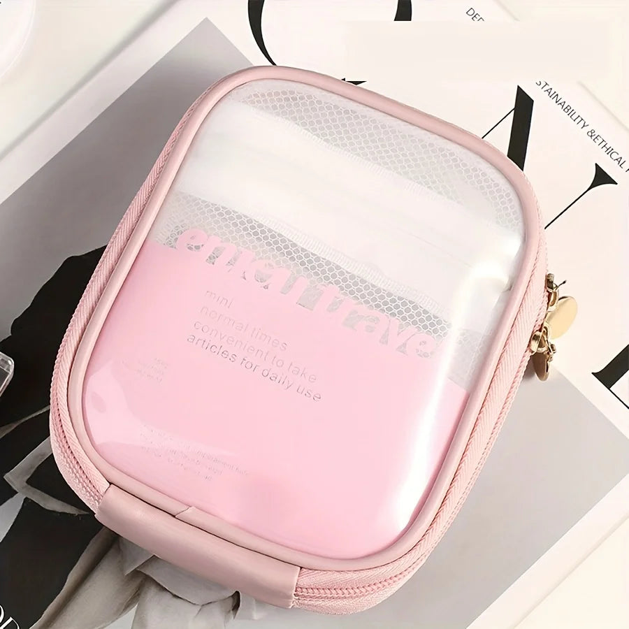 Transparent Waterproof Mini Cosmetic Bag