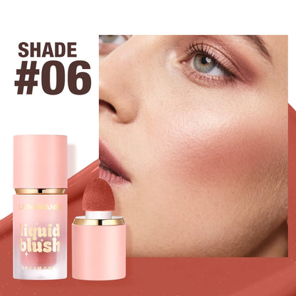 Six-Color Matte Liquid Blush