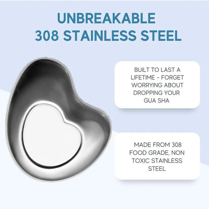 Stainless Steel Ice Roller and Gua Sha Set