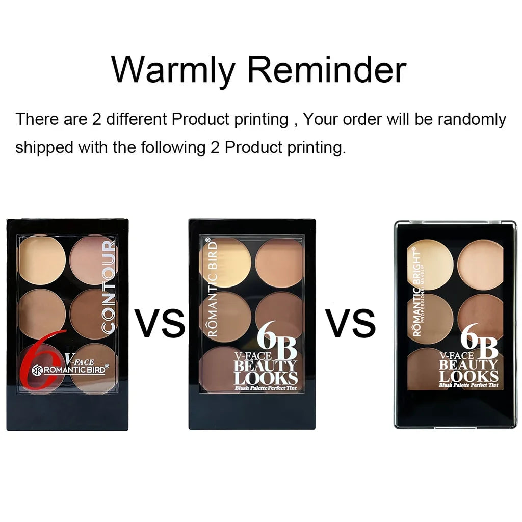 6-Color Highlight and Contour Palette
