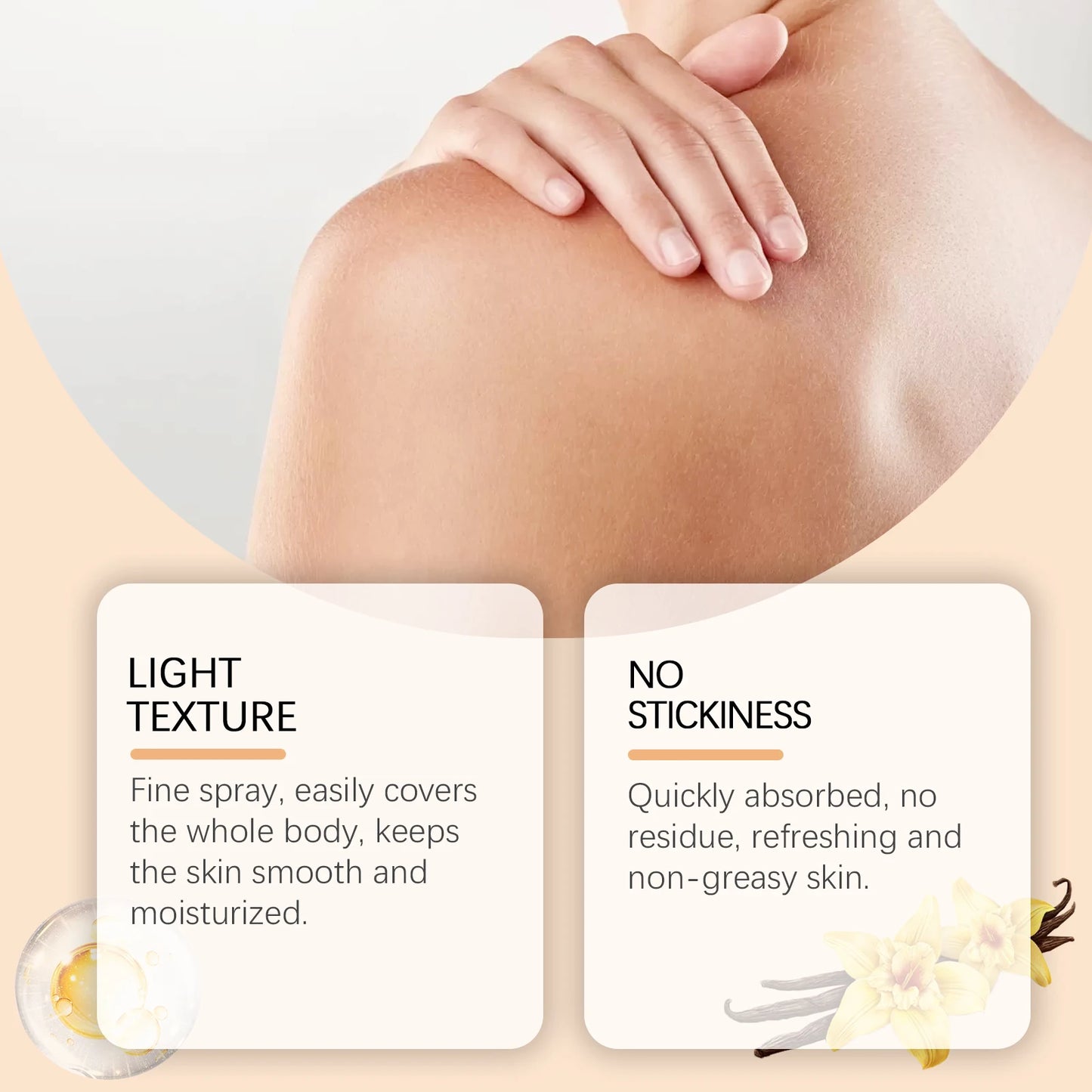 Vanilla Moisturizing Body Spray