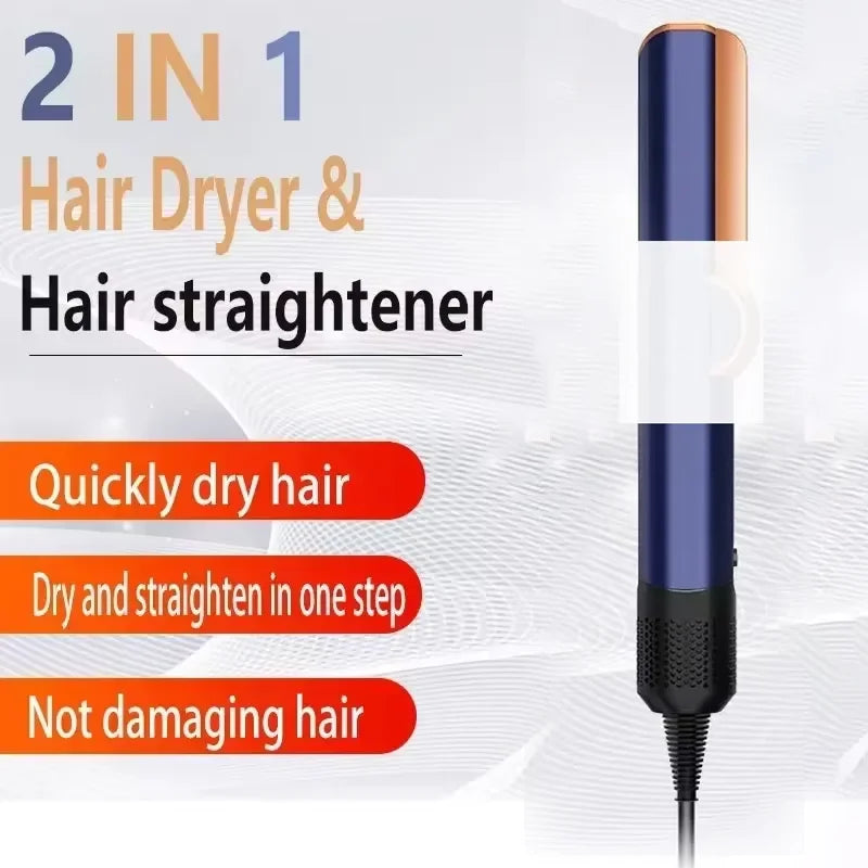Professional 2-in-1 Hair Dryer Straightener