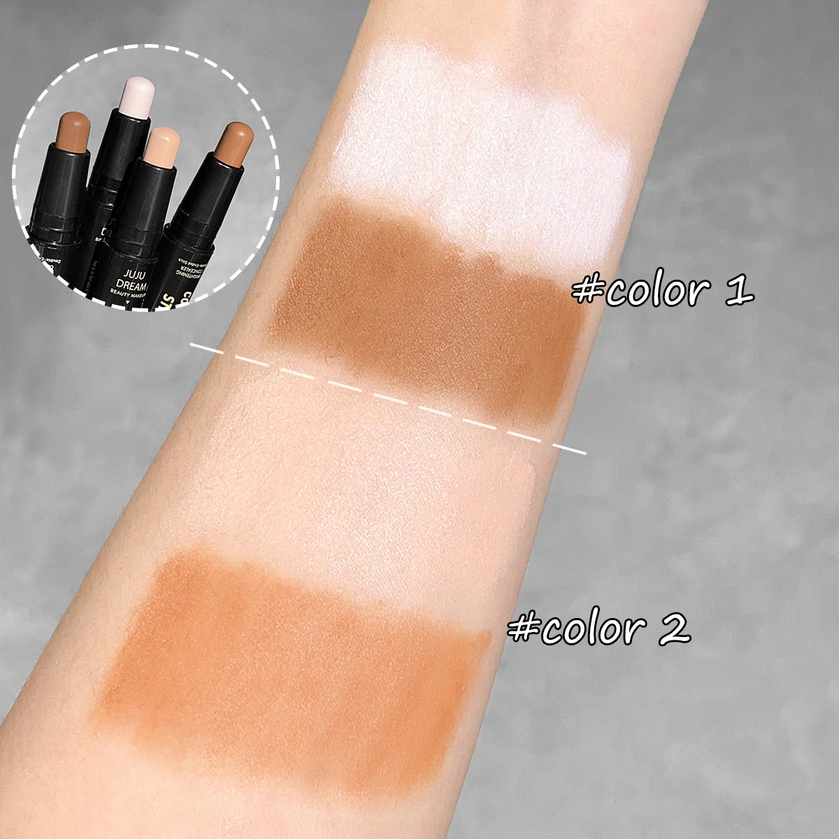 Dual-Ended Contour and Concealer Stick