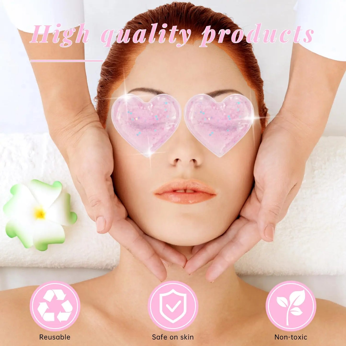 Reusable Hot Cold Gel Eye Pads