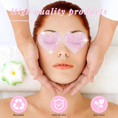 Reusable Hot Cold Gel Eye Pads