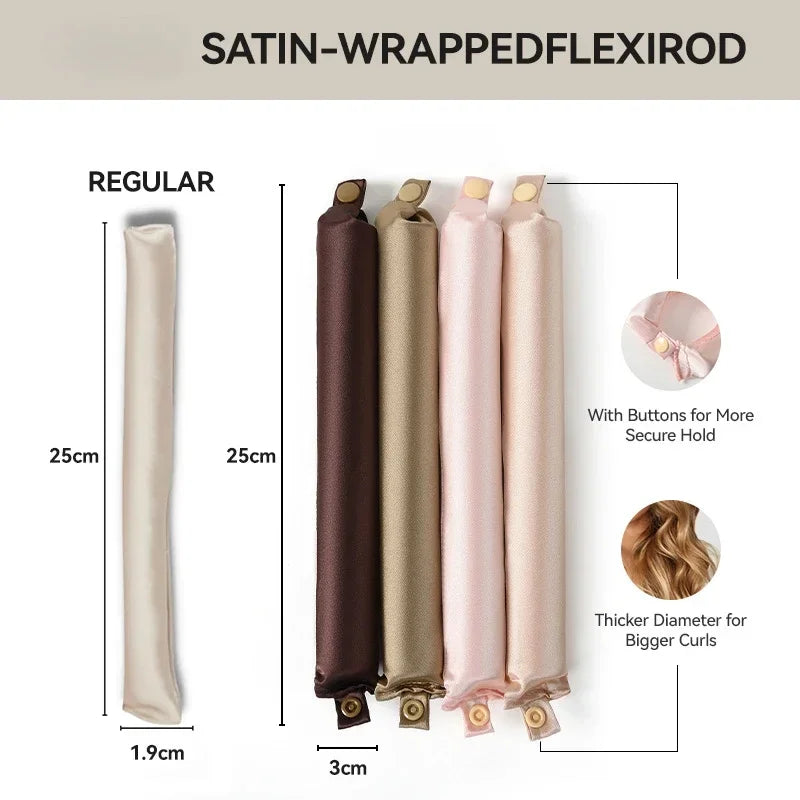 Satin Heatless Curling Rod Headband
