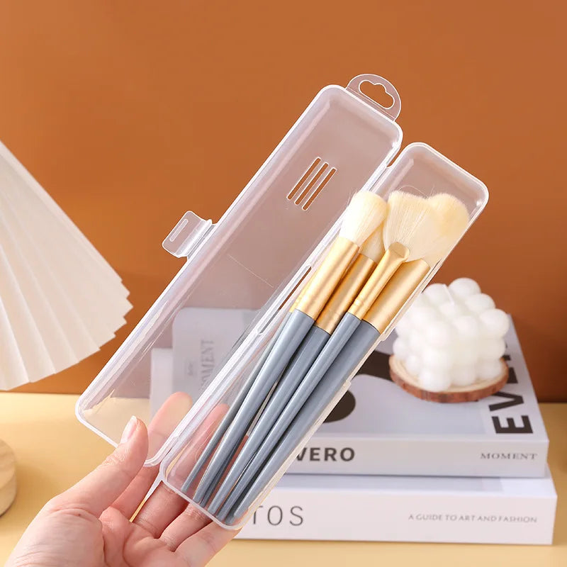 Transparent Makeup Brush Storage Box