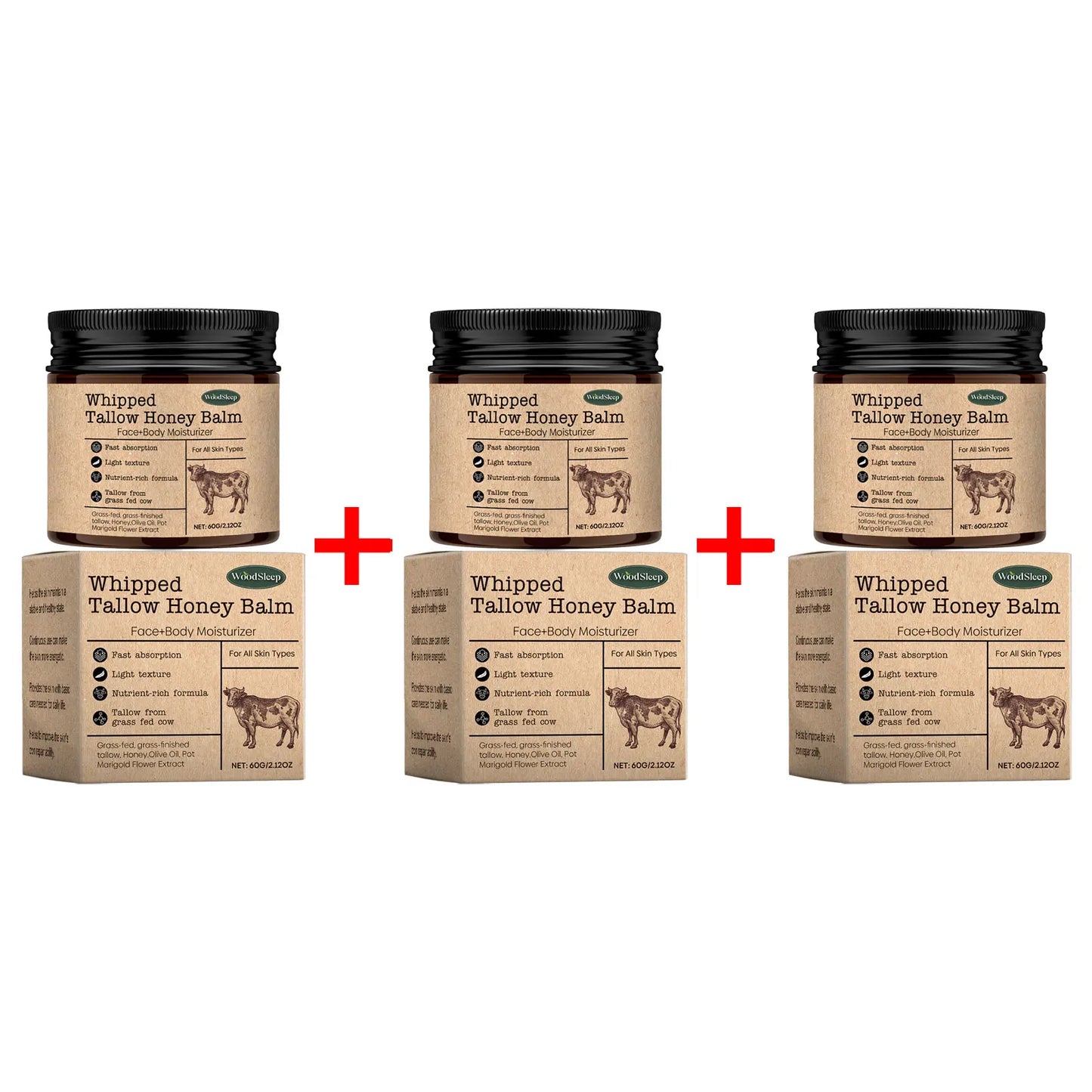 Whipped Beef Tallow Honey Balm