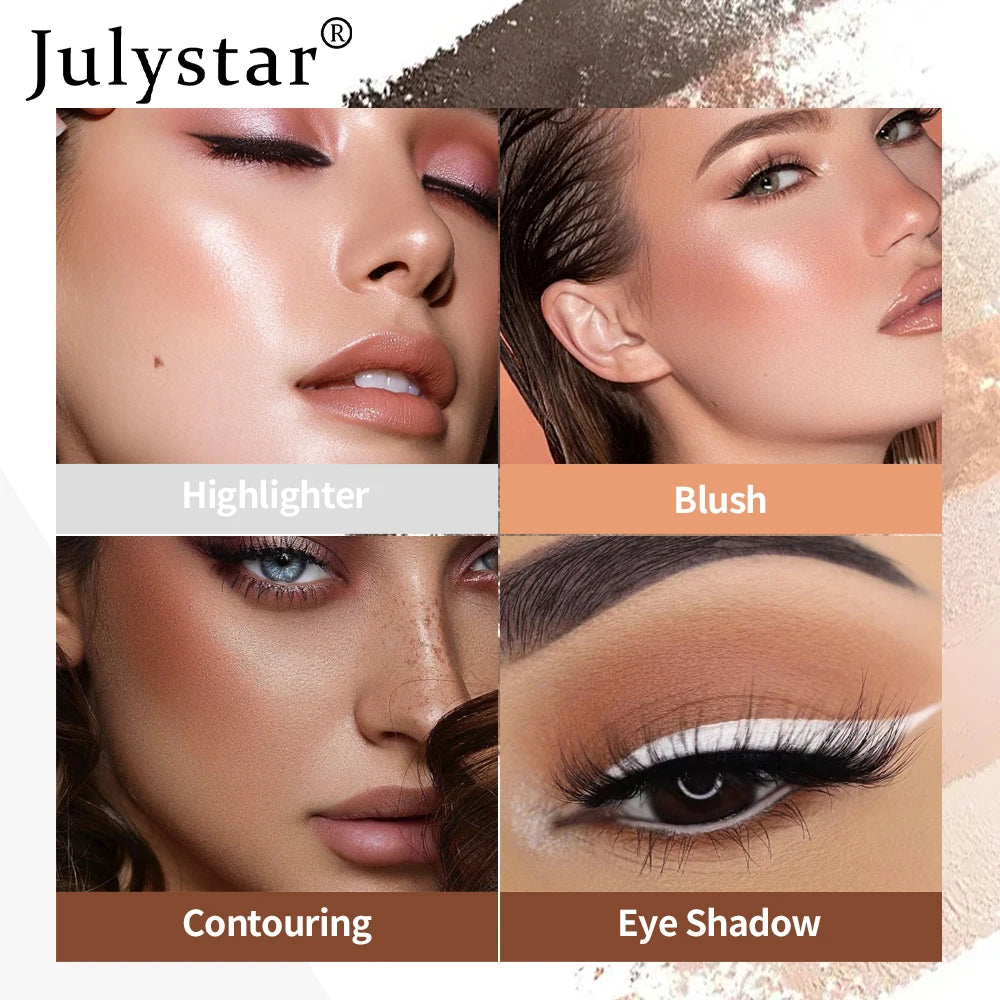 Six-Color Matte Creamy Contour Palette